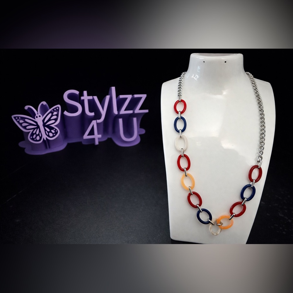 Multicolor Chain Necklace